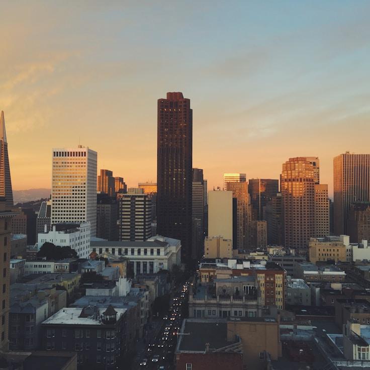Sunset outdoors in United States