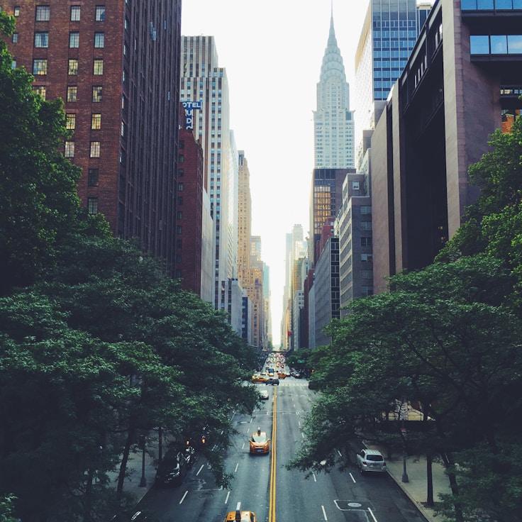 City skyline in New York, United States